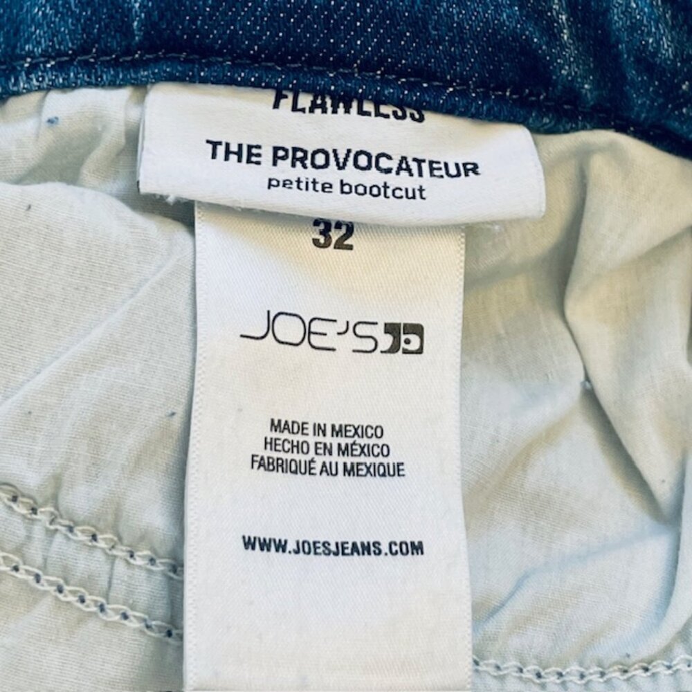 Joe's Jeans Flawless Petite Bootcut Provacateur High Stretch Denim 32 X 30 - Picture 11 of 12